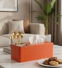 Faux Leather Tissue Holder Storage Box