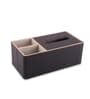Faux Leather Tissue Holder Storage Box