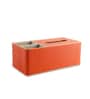 Faux Leather Tissue Holder Storage Box