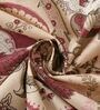 Fawn Ethnic Print 180 TC Cotton King Bedhseet 2 pillow covers