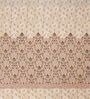 Fawn Ethnic Print 180 TC Cotton King Bedhseet 2 pillow covers