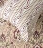 Fawn Ethnic Print 180 TC Cotton King Bedhseet 2 pillow covers