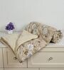 Fawn Printed Microfiber Reversible 180 GSM Double Bed AC Comforter