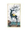 Fawn's Drum Circle Glass Finish Vertical Wall Art