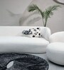 Faye Boucle 3 Seater Sofa in White Colour