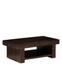 Faye Solid Wood Coffee Table In Walnut Finish