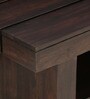 Faye Solid Wood Coffee Table In Walnut Finish