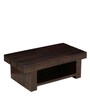 Faye Solid Wood Coffee Table In Walnut Finish