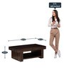 Faye Solid Wood Coffee Table In Walnut Finish