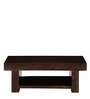 Faye Solid Wood Coffee Table In Walnut Finish