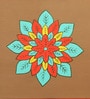 Fazola Mango Wood Hand Painted Multicolor Coffee Table