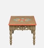 Fazola Mango Wood Hand Painted Multicolor Coffee Table