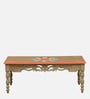 Fazola Mango Wood Hand Painted Multicolor Coffee Table