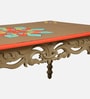 Fazola Mango Wood Hand Painted Multicolor Coffee Table