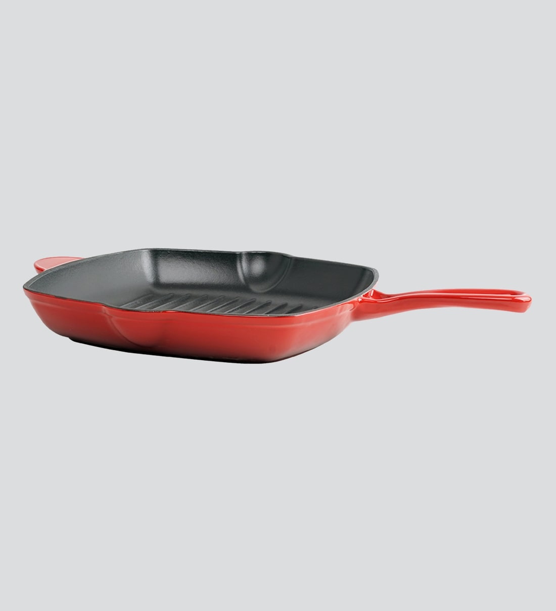 Wonderchef Ferro Cast-Iron 26cm Grill Pan - Red