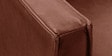 Cameroom Leatherette 3 Seater Sofa in Lama Brown Colour