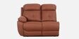 Felso Fabric Motorized Recliner Corner Sofa In Brown Finish