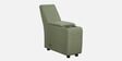 Felso Fabric Motorized Recliner Corner Sofa In Olive Finish With Storage Box