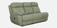 Felso Fabric Motorized Recliner Corner Sofa In Olive Finish With Storage Box