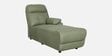Felso Fabric Motorized Recliner Corner Sofa In Olive Finish With Storage Box
