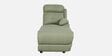 Felso Fabric Motorized Recliner Corner Sofa In Olive Finish With Storage Box