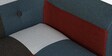 Fernand Fabric 2 Seater Sofa In Red Multicolour