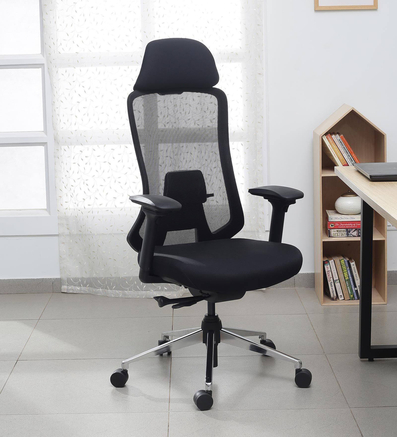 Buy MAX (Felix) SmartGRID Breathable Mesh Ergonomic Chair In Black ...