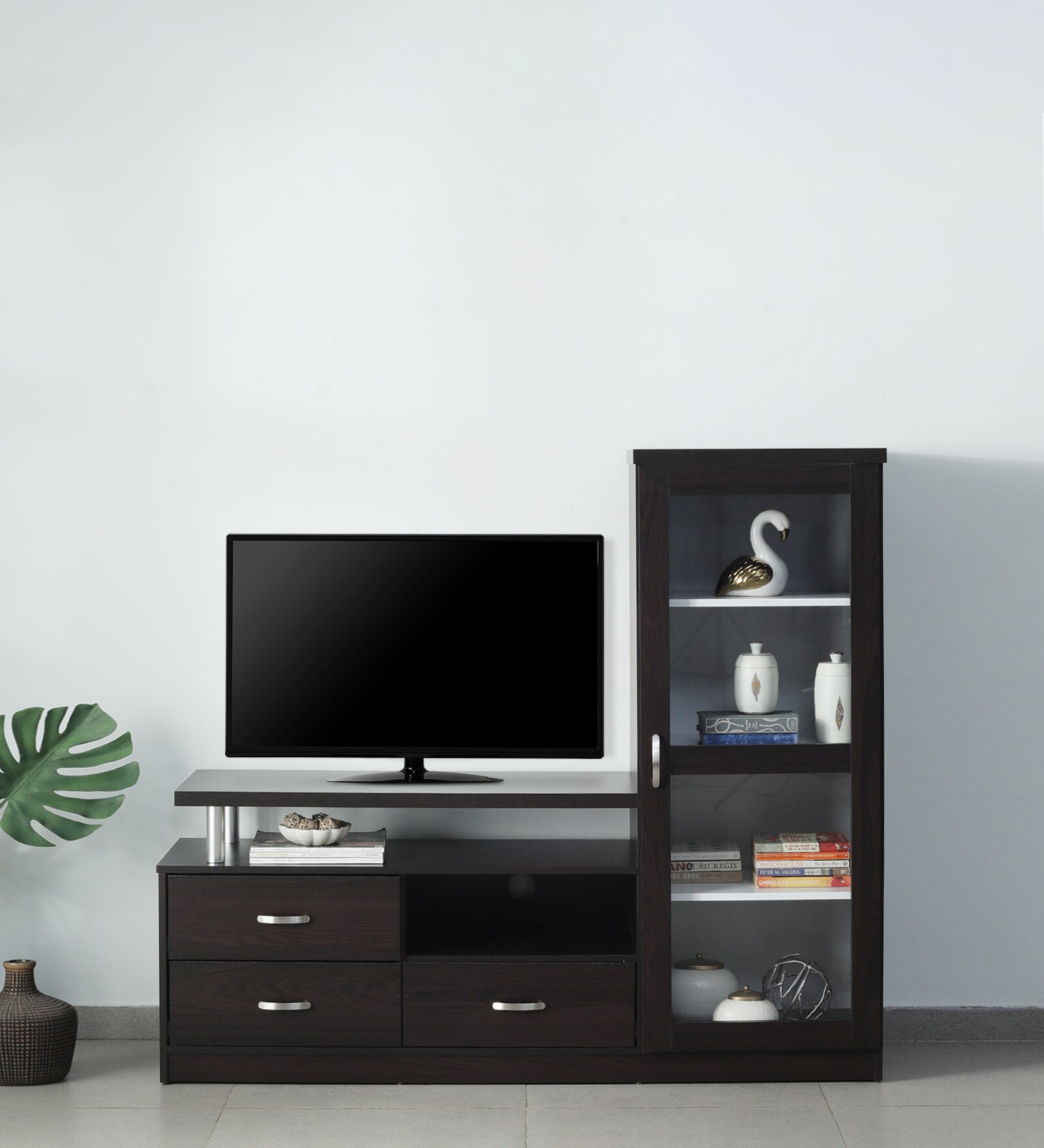 Felix TV Unit in Coffee Finish for TVs up to 43"