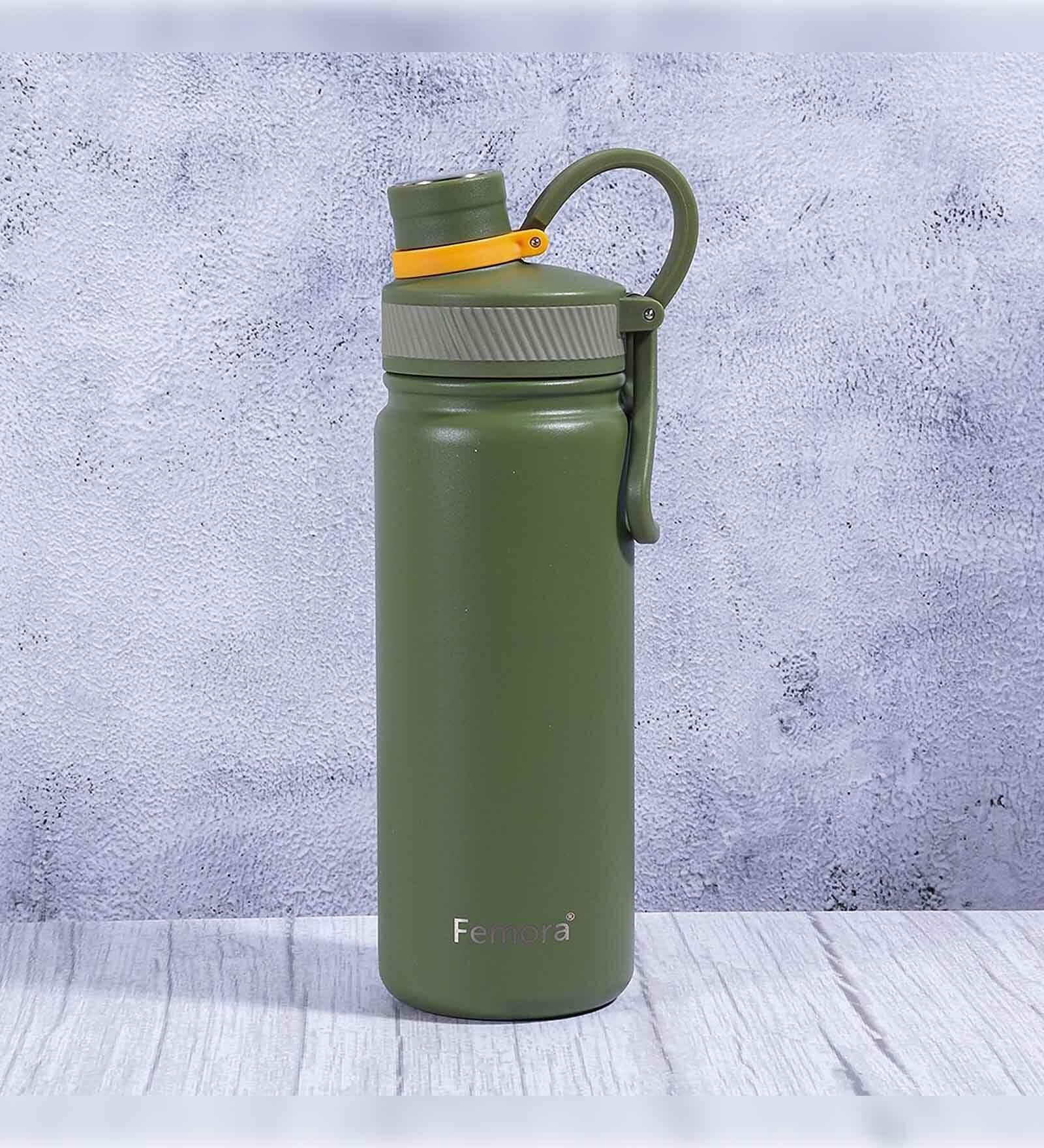 AquaBurst SportSip Oilve Green 680ml Stainless Steel Vacuum Insulated Water Bottle