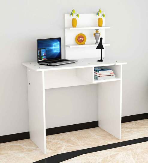Felipe Writing Table in Frosty White Finish