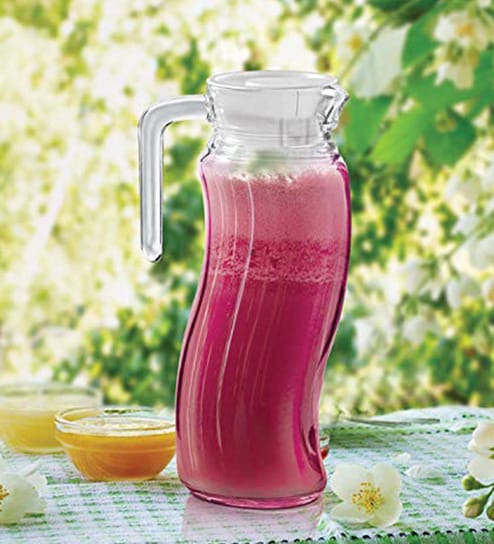 Transparent 1 Ltr Glass Jug