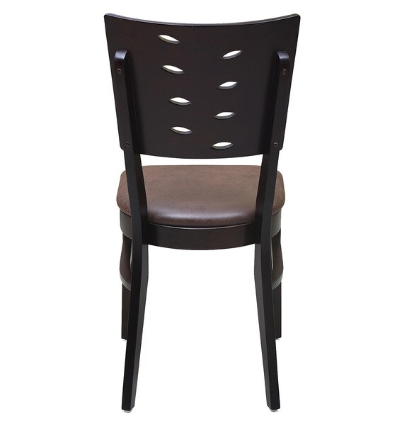 Buy Fern Dining Chair In Erin Brown Finish By Home Online Uphlostered Side Dining Chairs Dining Furniture Pepperfry Product