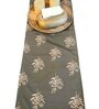 Feast in Style with Our Dark Green & Golden Orange Leaf Table Runner   12 72 Inches of Trendy Perfection
