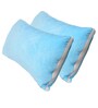 Feather Touch Microfibre Pillow (26x16) in Blue Colour (Set of 2)
