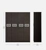 Feature 4 Door Wardrobe in Dark Wenge Finish