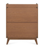 Febian Chest of Drawers in Walnut Colour