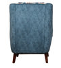 Felipe Wing Chair in Blue and Floral Colour