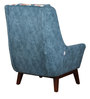 Felipe Wing Chair in Blue and Floral Colour