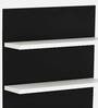 Felipe Writing Table in Black & Frosty White Finish