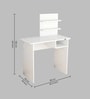 Felipe Writing Table in Frosty White Finish