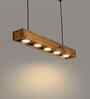 Felix 24 Brown Wooden LED Hanging Lamp
