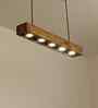 Felix 24 Brown Wooden LED Hanging Lamp