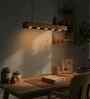 Felix 24 Brown Wooden LED Hanging Lamp