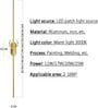 Felix 600mm Deer Accent Wall Light Gold Body Tri-Color LED Modern Decorative Wall Lamp for Living Room Bedroom