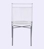 Felix Metal Outdoor Chair in White & Grey Finish