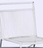 Felix Metal Outdoor Chair in White & Grey Finish