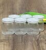 Transparent 150 ml Glass (Set of 6) Storage Containers