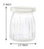 Transparent 150 ml Glass (Set of 6) Storage Containers