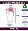Transparent 1 Ltr Glass Jug