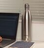 Everest Silver 1 Litre Stainless Steel Water Bottle